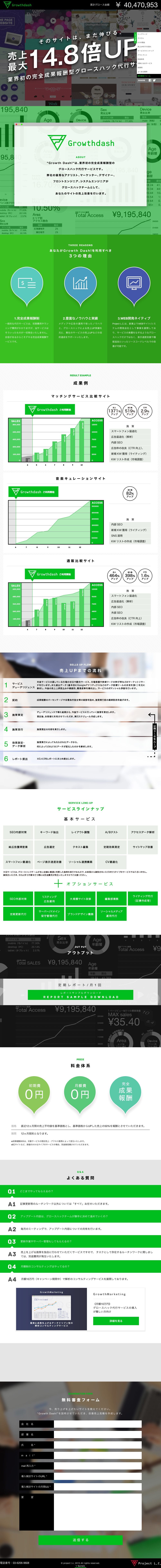 Growth Dash!のスクリーンショット(SP)