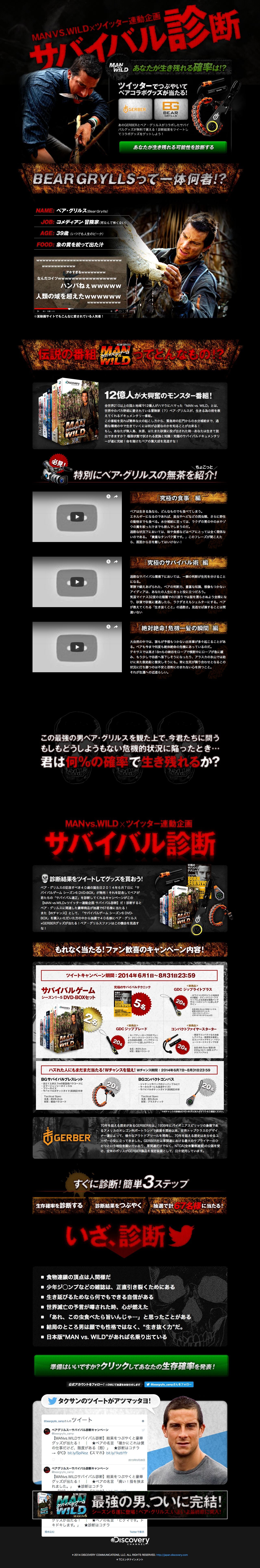 サバイバル診断のスクリーンショット（PC）