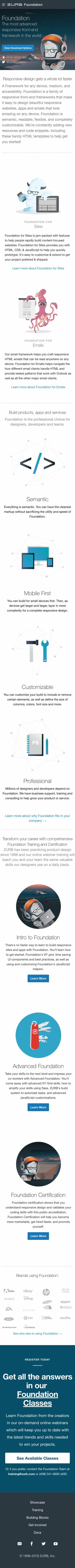 Foundationのスクリーンショット（SP）