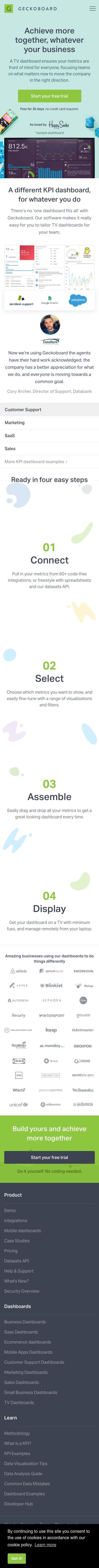 dashboardのスクリーンショット（SP）