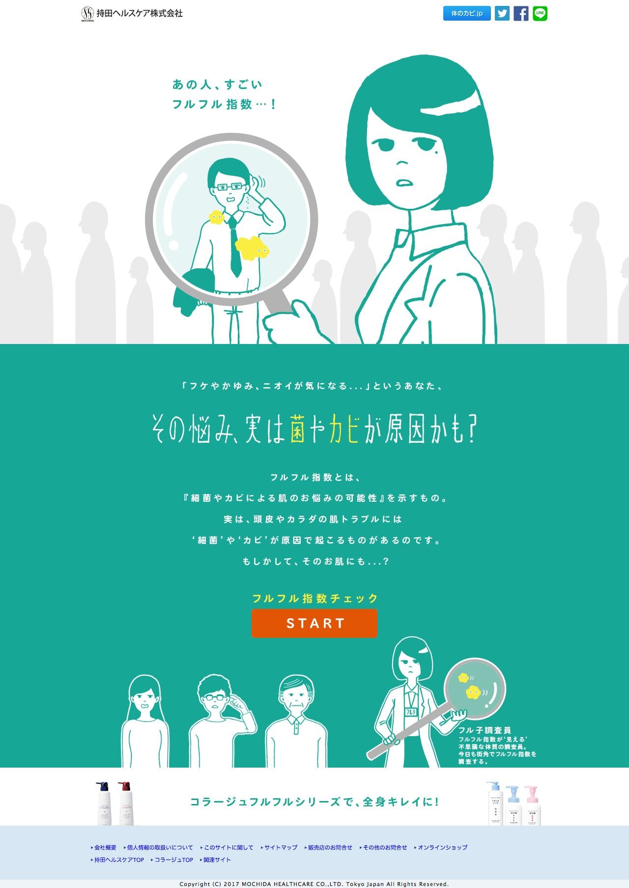 フルフル指数チェックのスクリーンショット（PC）