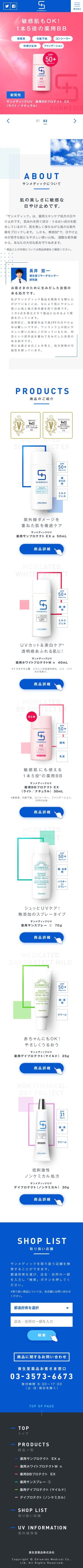 サンメディックのスクリーンショット（SP）