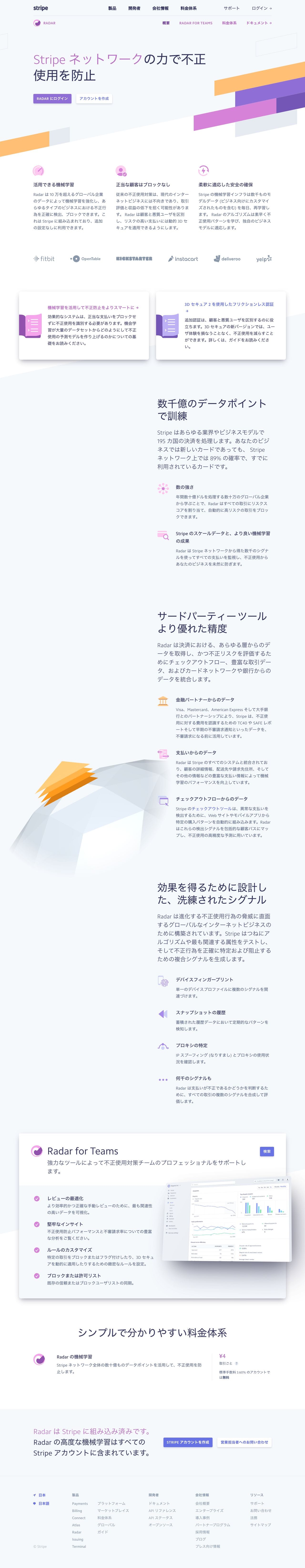 Stripe: Radarのスクリーンショット（PC）