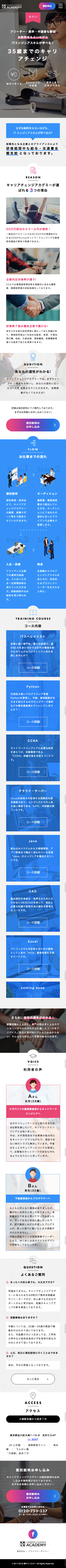 転職の王様 キャリアチェンジアカデミーのスクリーンショット（SP）